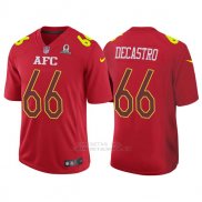 Camiseta AFC Decastro Rojo 2017 Pro Bowl NFL Hombre