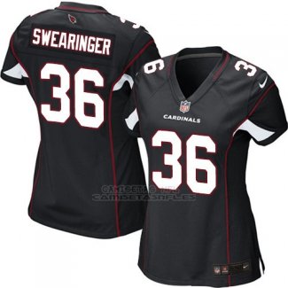 Camiseta Arizona Cardinals Swearinger Negro Nike Game NFL Mujer