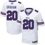 Camiseta Buffalo Bills Graham Blanco Nike Elite NFL Hombre