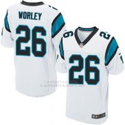 Camiseta Carolina Panthers Worley Blanco Nike Elite NFL Hombre