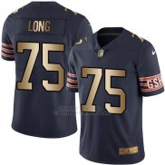 Camiseta Chicago Bears Long Profundo Azul Nike Gold Legend NFL Hombre