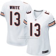 Camiseta Chicago Bears White Blanco Nike Game NFL Mujer