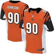 Camiseta Cincinnati Bengals Johnson Naranja Nike Elite NFL Hombre