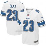 Camiseta Detroit Lions Slay Blanco Nike Elite NFL Hombre