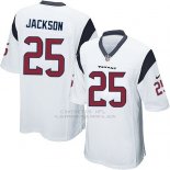 Camiseta Houston Texans Jackson Blanco Nike Game NFL Hombre