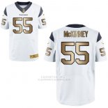 Camiseta Houston Texans Mckinney Blanco Nike Gold Elite NFL Hombre