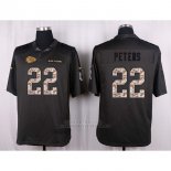 Camiseta Kansas City Chiefs Peters Apagado Gris Nike Anthracite Salute To Service NFL Hombre