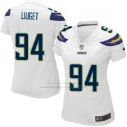Camiseta Los Angeles Chargers Liuget Blanco Nike Game NFL Mujer