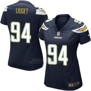 Camiseta Los Angeles Chargers Liuget Negro Nike Game NFL Mujer