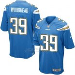 Camiseta Los Angeles Chargers Woodhead Azul Nike Game NFL Hombre