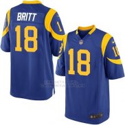 Camiseta Los Angeles Rams Britt Azul Nike Game NFL Hombre