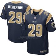 Camiseta Los Angeles Rams Dickerson Profundo Azul Nike Elite NFL Hombre