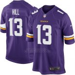 Camiseta Minnesota Vikings Hill Violeta Nike Game NFL Hombre