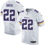 Camiseta Minnesota Vikings Smith Blanco Nike Elite NFL Hombre