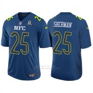 Camiseta NFC Sherman Azul 2017 Pro Bowl NFL Hombre