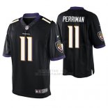Camiseta NFL Elite Hombre Baltimore Ravens Breshad Perriman Negro