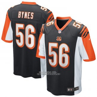 Camiseta NFL Game Cincinnati Bengals Josh Bynes Negro