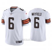 Camiseta NFL Game Cleveland Browns 2020 Baker Mayfield Vapor Blanco