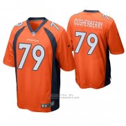 Camiseta NFL Game Denver Broncos 79 Lloyd Cushenberry III Naranja