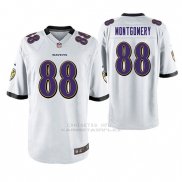 Camiseta NFL Game Hombre Baltimore Ravens Ty Montgomery Blanco
