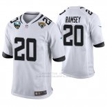 Camiseta NFL Game Hombre Jacksonville Jaguars Jalen Ramsey 25th Aniversario Typename Blanco