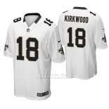 Camiseta NFL Game Hombre New Orleans Saints Keith Kirkwood Blanco