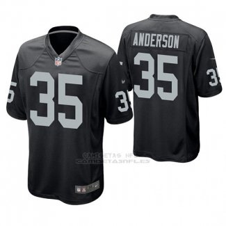Camiseta NFL Game Hombre Oakland Raiders C.j. Anderson Negro