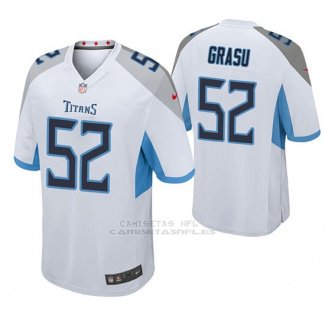 Camiseta NFL Game Hombre Tennessee Titans Hronis Grasu Blanco