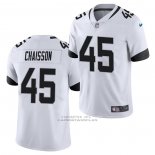 Camiseta NFL Game Jacksonville Jaguars 45 K'lavon Chaisson Vapor 2020 Blanco