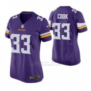 Camiseta NFL Game Mujer Minnesota Vikings Dalvin Cook Violeta