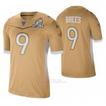 Camiseta NFL Game New Orleans Saints Drew Brees 2020 NFC Pro Bowl Oro