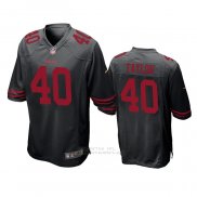 Camiseta NFL Game San Francisco 49ers Jamar Taylor Negro
