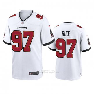 Camiseta NFL Game Tampa Bay Buccaneers Simeon Rice 2020 Blanco