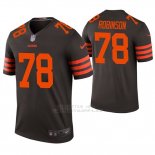 Camiseta NFL Legend Hombre Cleveland Browns Greg Robinson's Marron Color Rush