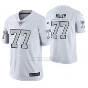 Camiseta NFL Legend Hombre Oakland Raiders Kolton Miller Blanco Color Rush