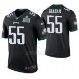 Camiseta NFL Legend Hombre Philadelphia Eagles Brandon Graham Negro Super Bowl Lii Champions Color Rush