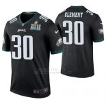 Camiseta NFL Legend Hombre Philadelphia Eagles Corey Clement Negro Super Bowl Lii Champions Color Rush