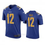 Camiseta NFL Legend Los Angeles Chargers Joe Reed Azul Color Rush