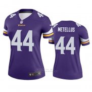 Camiseta NFL Legend Mujer Minnesota Vikings Josh Metellus Violeta