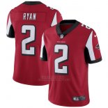 Camiseta NFL Limited Hombre Atlanta Falcons 2 Ryan Rojo