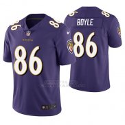 Camiseta NFL Limited Hombre Baltimore Ravens Nick Boyle Violeta Vapor Untouchable