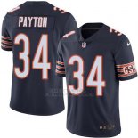 Camiseta NFL Limited Hombre Chicago Bears 34 Walter Payton Azul Stitched Vapor Untouchable
