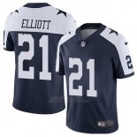 Camiseta NFL Limited Hombre Dallas Cowboys 21 Ezekiel Elliott Negro Blanco