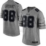 Camiseta NFL Limited Hombre Dallas Cowboys 88 Dez Bryant Gris Stitched Gridiron