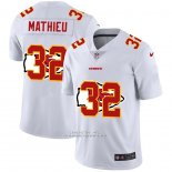Camiseta NFL Limited Kansas City Chiefs Mathieu Logo Dual Overlap Blanco