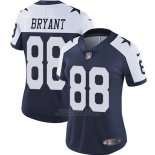 Camiseta NFL Limited Mujer Dallas Cowboys 88 Dez Bryant Azul