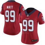 Camiseta NFL Limited Mujer Houston Texans 99 Watt Rojo