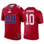 Camiseta NFL Limited New York Giants Manning Big Logo Rojo