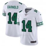 Camiseta NFL Limited New York Jets Darnold Team Logo Fashion Blanco