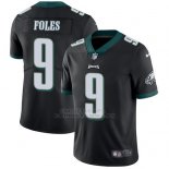 Camiseta NFL Limited Nino Philadelphia Eagles 9 Nick Foles Negro Alternate Stitched Vapor Untouchable